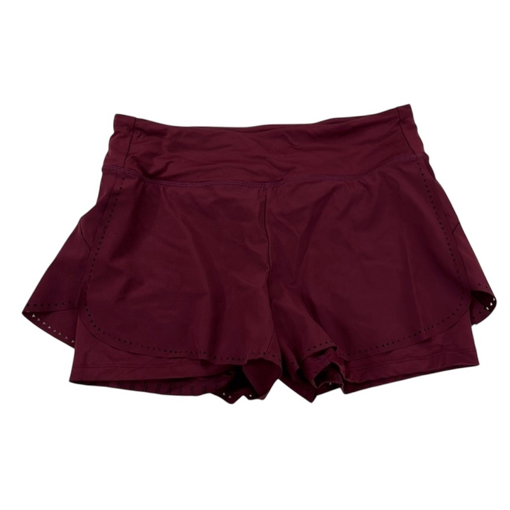 CRZ YOGA Women’s Maroon Athletic Shorts
